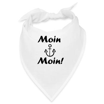 Moin Moin - Bandana - Weiß - Vorne