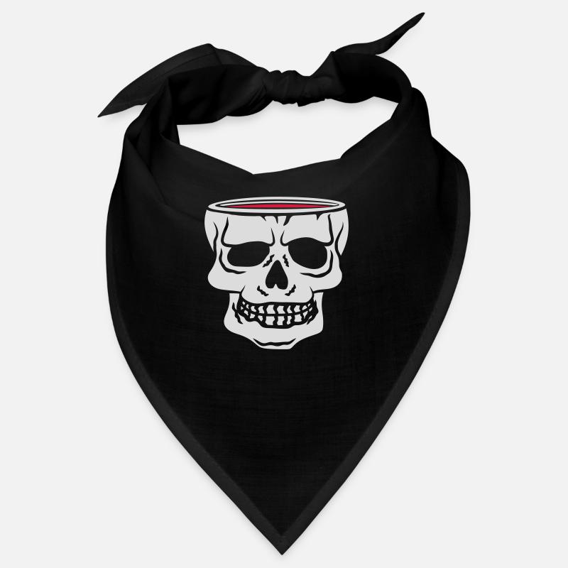 Boire Cup Skull Horror Bandana