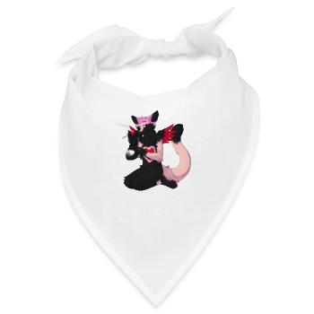 Butterfly mit SmiłeDøg - Bandana - Weiß - Vorne