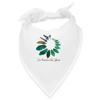 Leben - Bandana - Weiß - Vorne