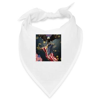 USA, American Eagle - Bandana - Weiß - Vorne