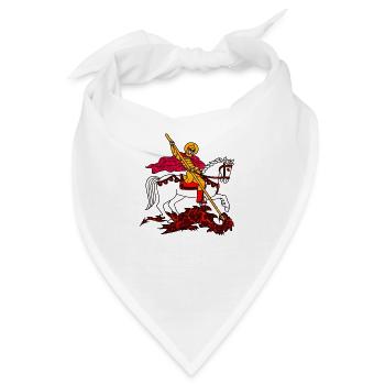 Michael Erzengel Heiliger Christlicher Engel Heiliger Heiliger Snkt - Bandana - Weiß - Vorne