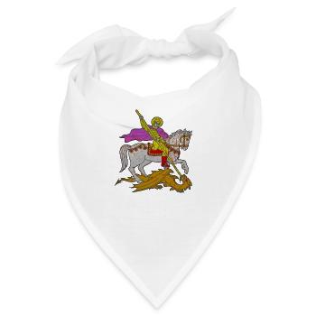 Michael Erzengel Heiliger Christlicher Engel Heiliger Heiliger Snkt - Bandana - Weiß - Vorne