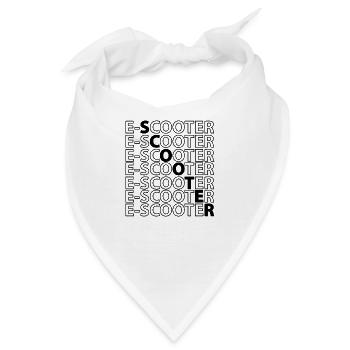 E-Scooter E-Roller Scooter - Bandana - Weiß - Vorne