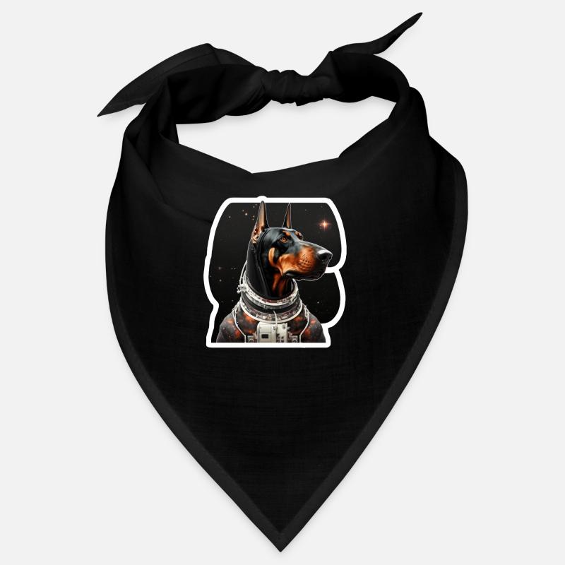 Doberman dans l’espace, drôles de chiens, Spacedogo ! Bandana