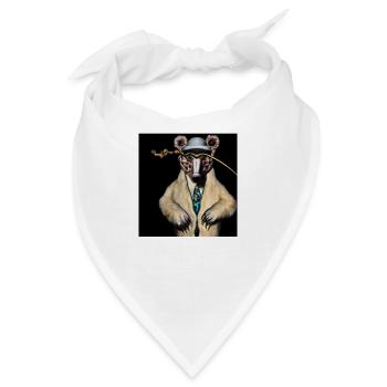 Ein Bär wie aus El Salvador - Bandana - Weiß - Vorne
