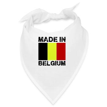Made in Belgium - Bandana - Weiß - Vorne