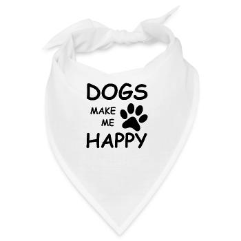 Dog Hund - Bandana - Weiß - Vorne