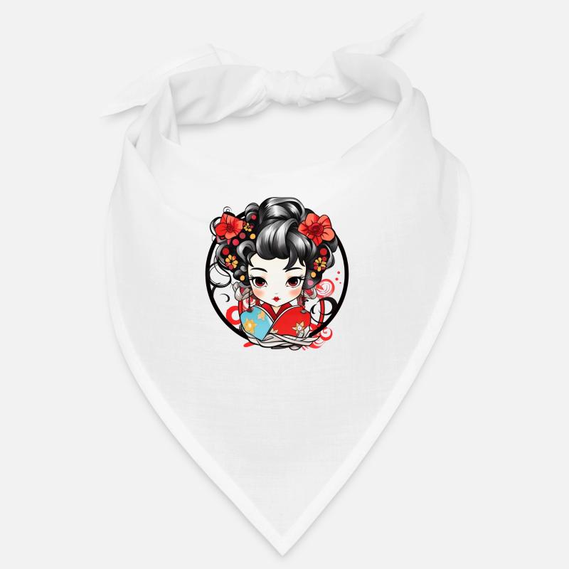 Chibi Geisha Japan Bandana