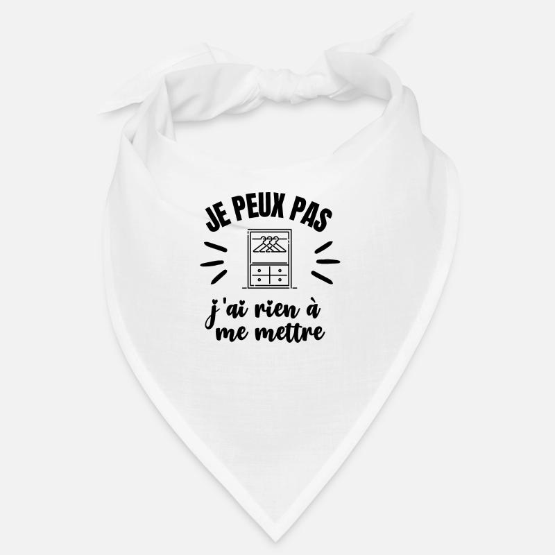je peux pas j'ai rien à me mettre Bandana
