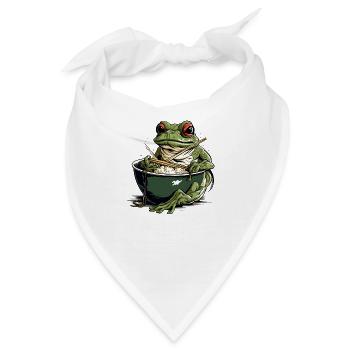 Juwel der Frosch - Bandana - Weiß - Vorne