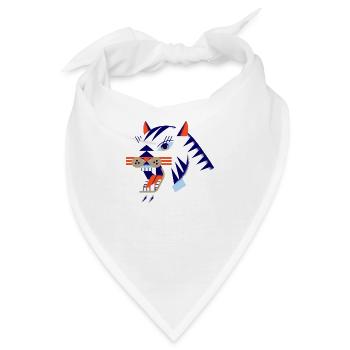 chinese, asian, china, japanese, japan, cute - Bandana - Weiß - Vorne