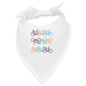 Fahrrad - Bandana - Weiß - Vorne