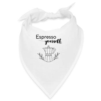 Espresso yourself - Bandana - Weiß - Vorne