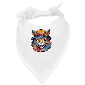 Sunshine Kitty - Bandana - Weiß - Vorne