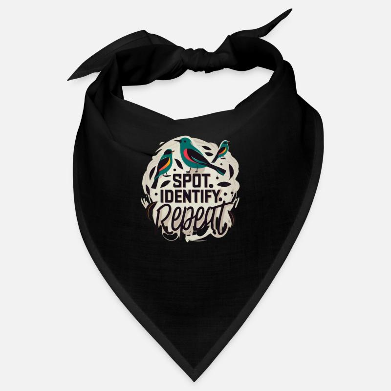 "Spot, Identify, Repeat" slogan Bandana