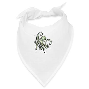 oktopus - Bandana - Weiß - Vorne
