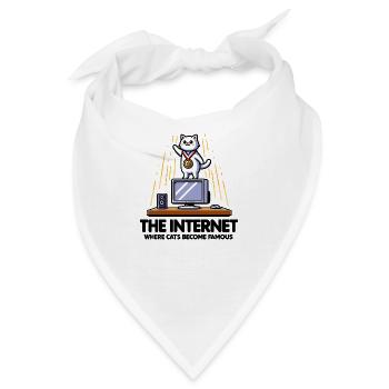 Das Internet, in dem Katzen berühmt werden - Bandana - Weiß - Vorne