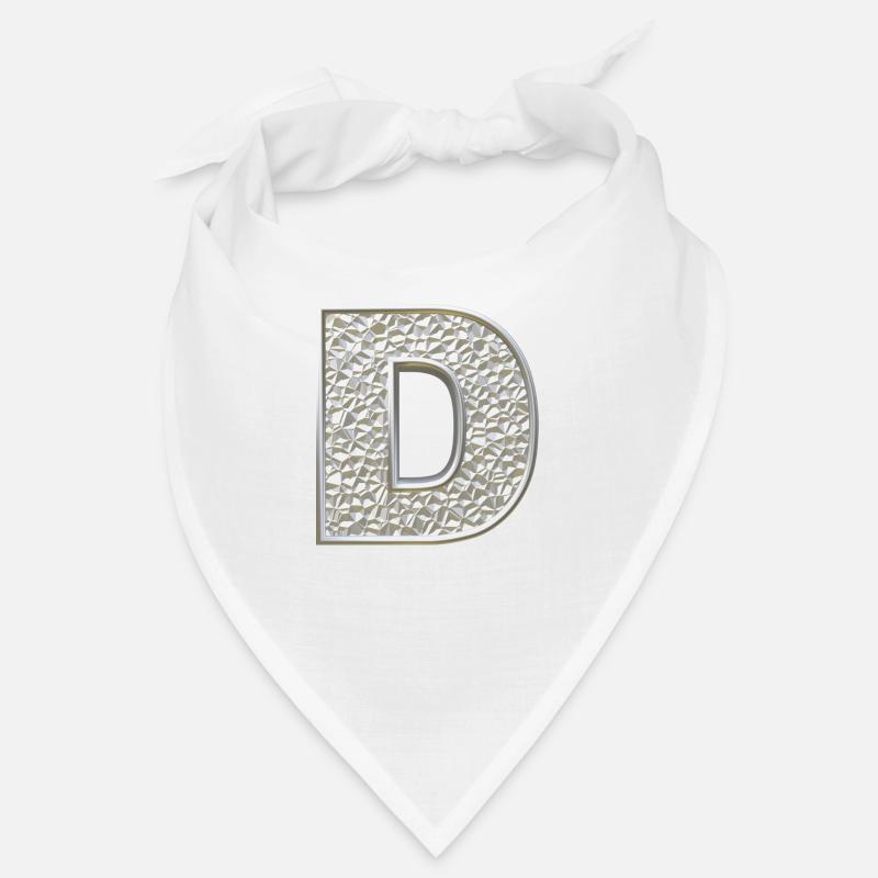 D, lettre, lettre D, initiale, initiale D, monogramme, Bandana