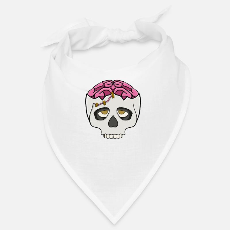Skull with brain Bandana
