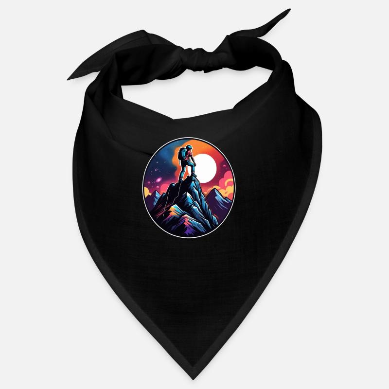 Climbing - Moon - Space Bandana
