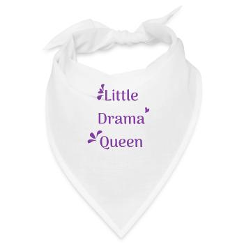 Little Drama Queen - Bandana - Weiß - Vorne