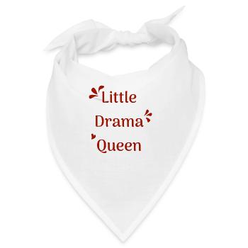 Little Drama Queen - Bandana - Weiß - Vorne
