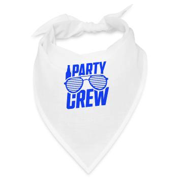 party crew - Bandana - Weiß - Vorne