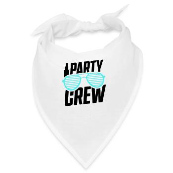 party crew - Bandana - Weiß - Vorne