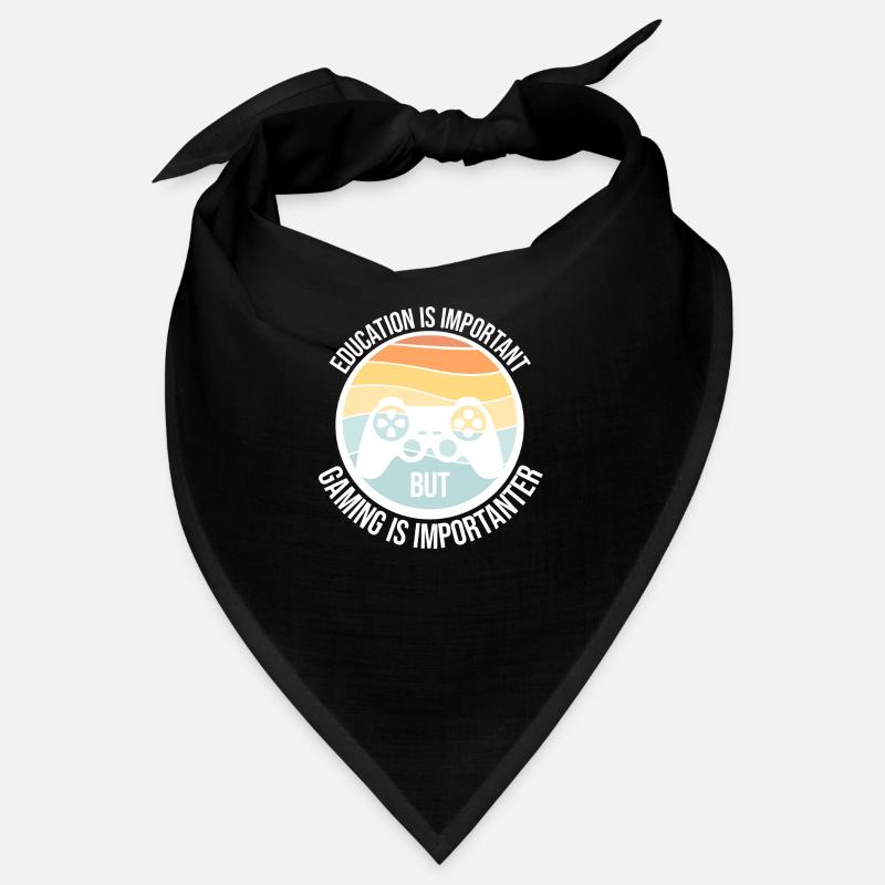 Education Is Important But Gaming Is Importanter Bandana