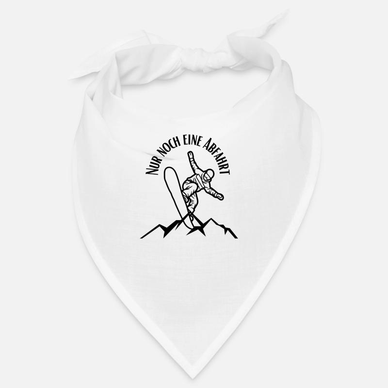 Snowboard , NUR NOCH EINE ABFAHRT Bandana