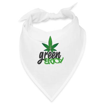 Green Enjoy - Bandana - Weiß - Vorne