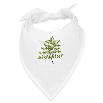 Japanischer Farn - Bandana - Weiß - Vorne