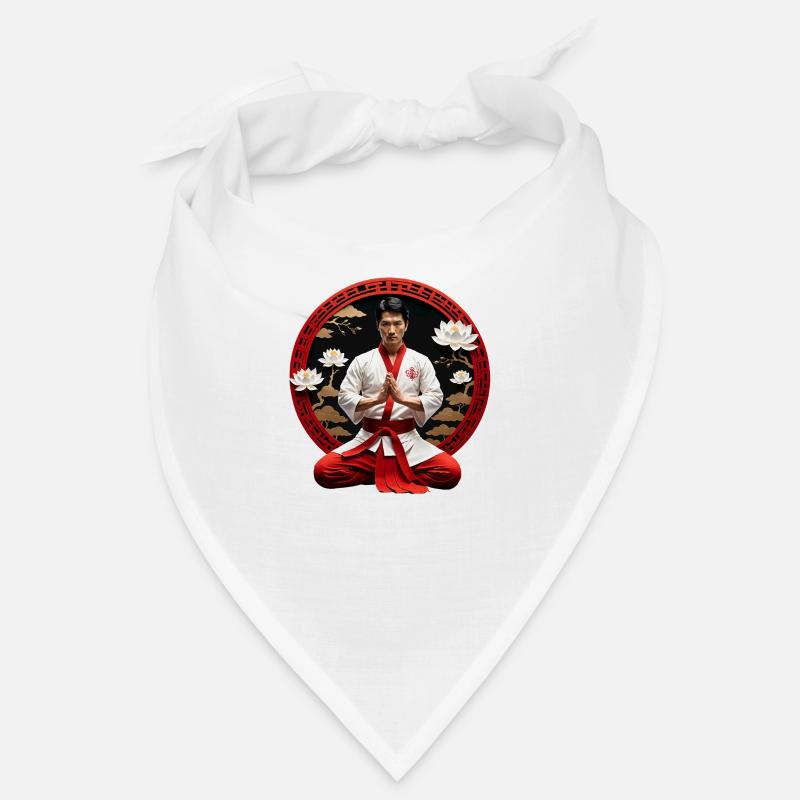 Innerer Frieden mit Kung Fu - Bandana - Weiß
