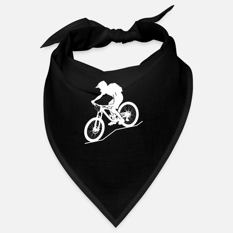 Dynamischer Mountainbiker Bandana