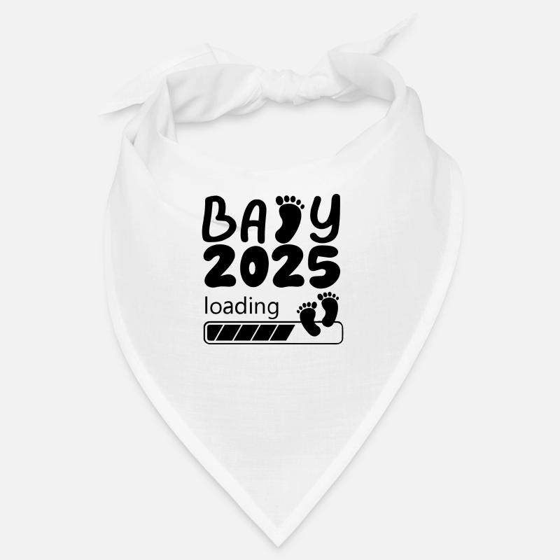 Baby 2025 loading, Ich werde 2025 Mutter Bandana