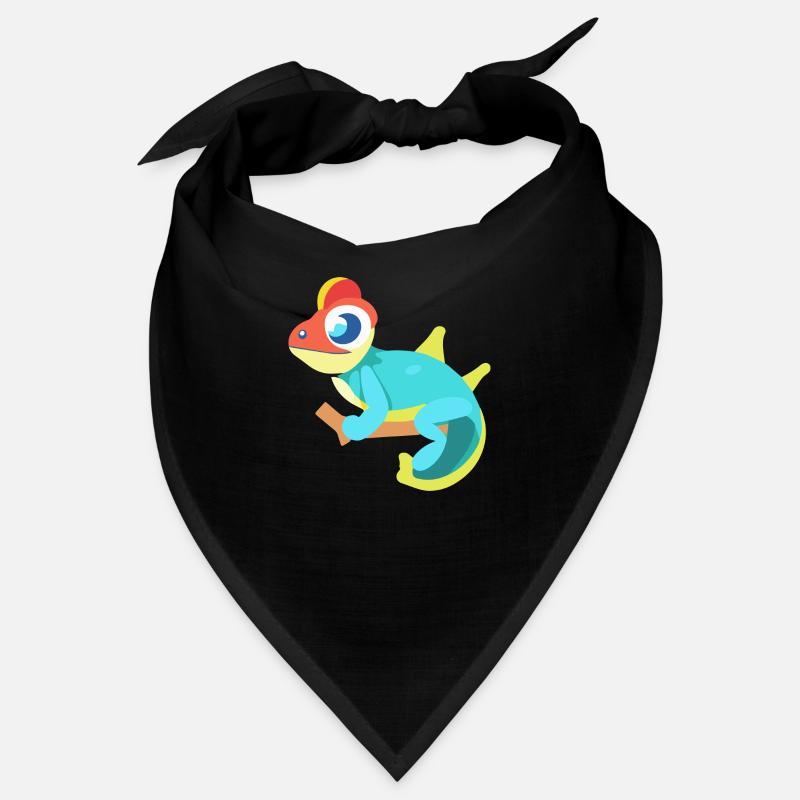 Buntes Chamäleon Bandana
