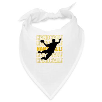Handball Handball Handball - Bandana - Weiß - Vorne