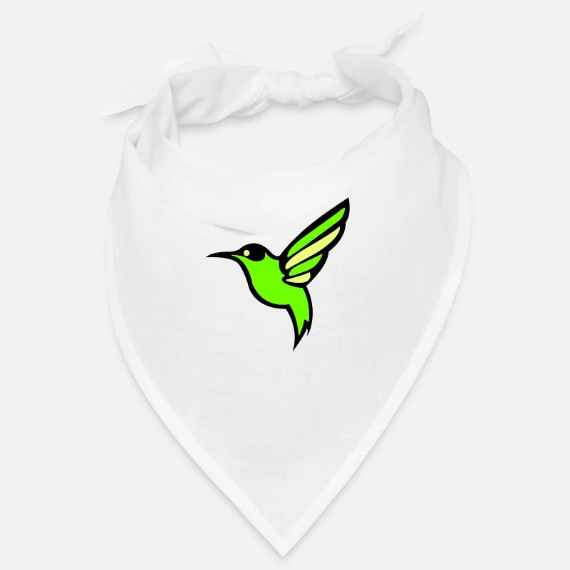 kolibri vogel silhouette Bandana