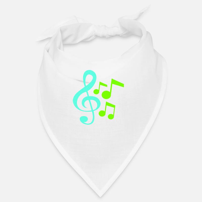 Clé de musique note mélodie note de musique audio Bandana