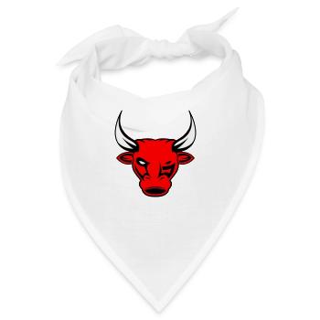 stier bulle - Bandana - Weiß - Vorne