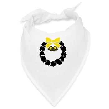 kranz glocken 002 - Bandana - Weiß - Vorne