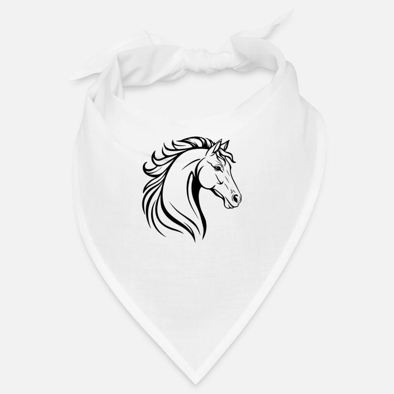 Illustration de cheval Bandana