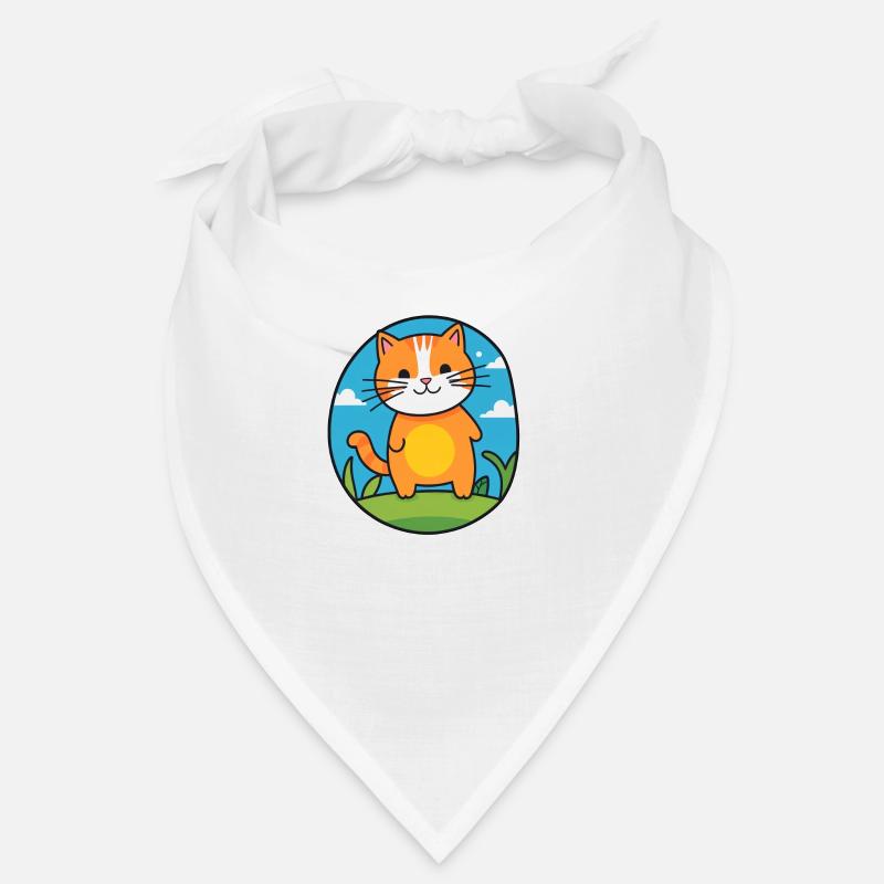 Cat in comic style Bandana