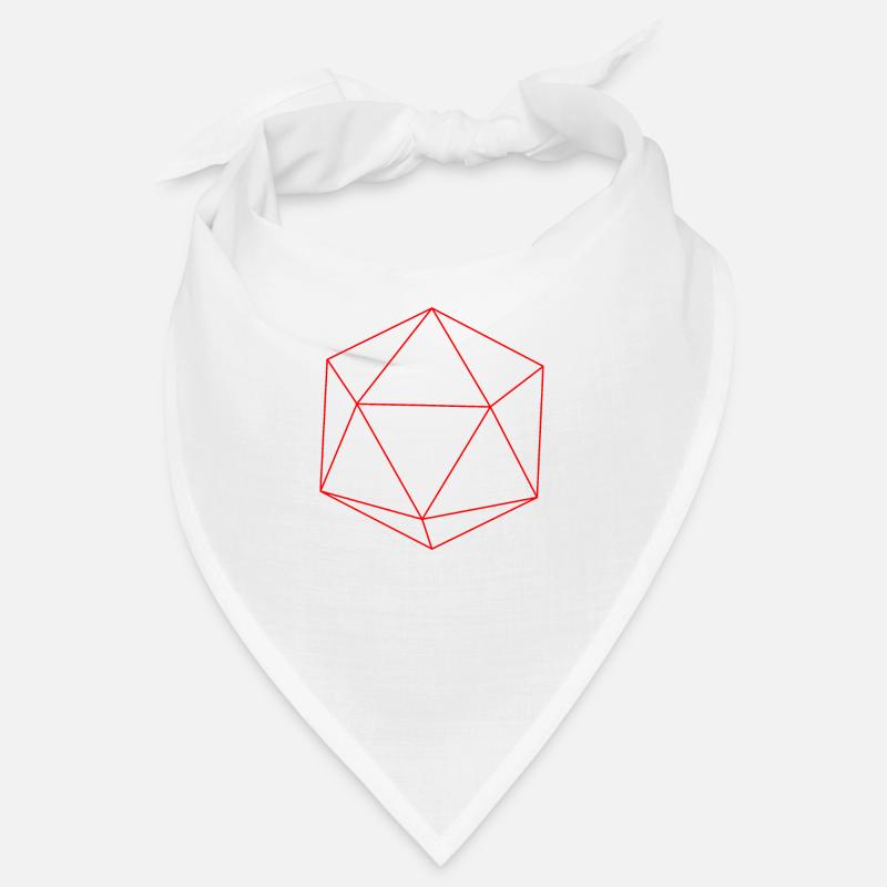 icosaèdre rouge Bandana
