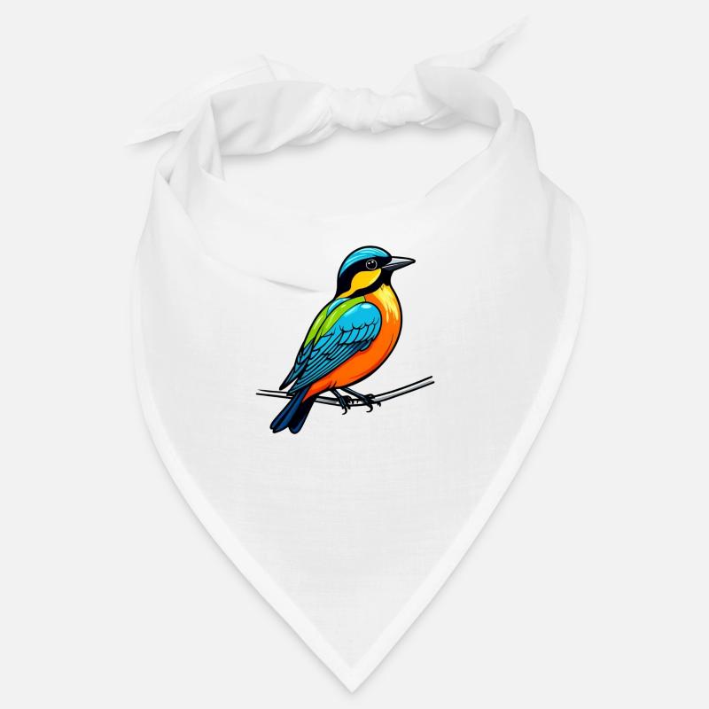 Vogel der auf einen ast Steht Bandana