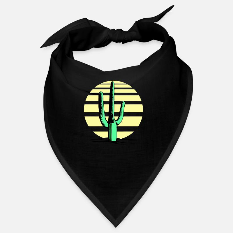 Cactus Desert Sunset Evening Night Cacti Bandana