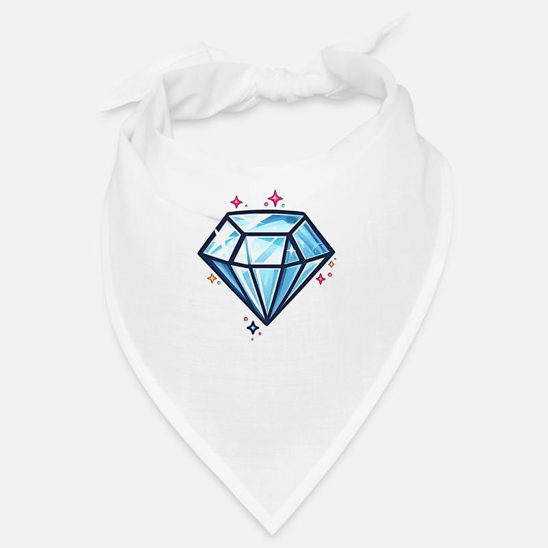 Glitzer Diamant Bandana