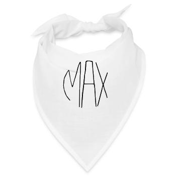 Max - Bandana - Weiß - Vorne