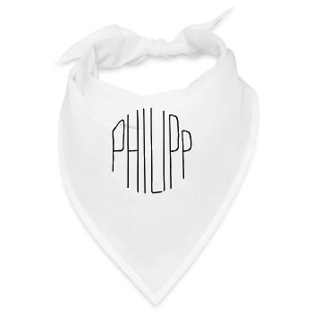 Philipp - Bandana - Weiß - Vorne